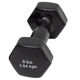 Dumbell Weight Color Vinyl Coated 8 Lb