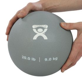 Plyometric Rebounder Ball 20 lb. Silver   9  Diameter