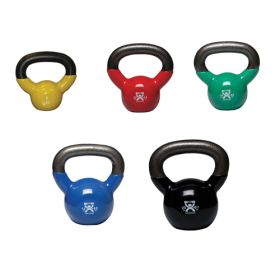 Kettlebell Vinyl Coated Weight Set  5  7.5  10  15  & 20lb