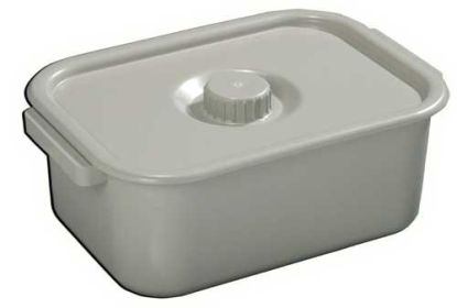 Commode Pail Bariatric Gray