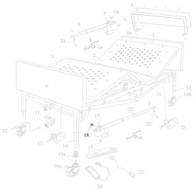 Quick Release Spring Knob For Bed Motor