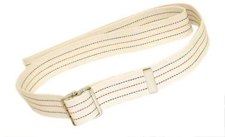 Gait Belt w/Metal Buckle 2x72  Striped