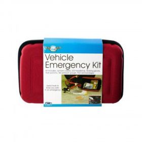 Vehicle Emergency Kit w/Zippered Case