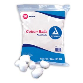 Cotton Balls  Non Sterile Medium Pk/2000