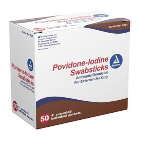 Povidone Iodine Swabstick Bx/50