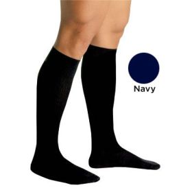 Men's Firm Support Socks 20-30mmHg  Navy  Extra Large