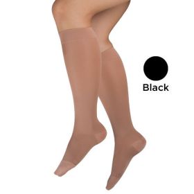 Ladies' Sheer Mild Support  Sm 15-20mmHg  Knee Hi  CT  Black