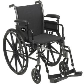 Cruiser 3 Wheelchair  18  Flip Back Full Arm