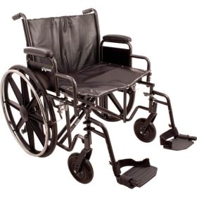 Wheelchair 24   Removable Desk Length Arms  Swing Away F.R