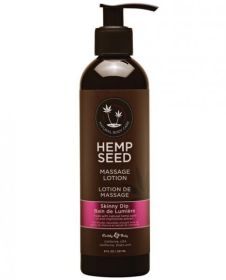 Earthly Body Hemp Seed Massage Lotion Skinny Dip 8oz