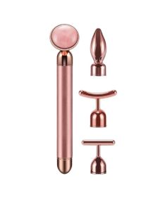 Beauty Bar 4N1 Rose Quartz Face Massager Kit