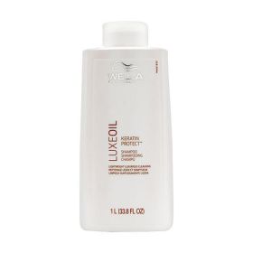 WELLA by Wella SYSTEM PROFESSIONAL LUXEOIL KERATIN PROTECT SHAMPOO 33.8 OZ