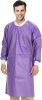 Disposable Gowns Medical Lab Coats X-Large. Pack of 10 Purple Adult Disposable Lab Coats with Pockets. 45 gsm SMS Medical Gowns with Long Sleeves; Kni