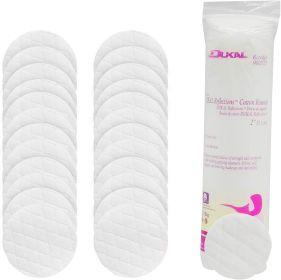 Dukal Cotton Rounds 2". Case of 3840 cotton pads for skin care procedures. Cosmetics cleansing pads. 100% cotton. Hypoallergenic & latex-free. Soft &