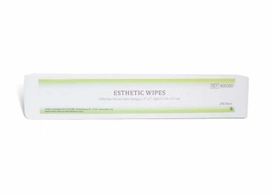 Dukal Esthetic Wipes 3" x 3". Case of 4000 absorbent wipes for spa treatments. Makeup Remover Disposable Pads. 4-ply Non-woven cotton wipes. Hypoaller