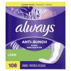 Always Anti-Bunch Xtra Protection Daily Liners Long;  108 Ct