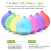 330ml Cool Mist Humidifier Ultrasonic Aroma Essential Oil Diffuser w/7 Color LED Lights Waterless Auto Off