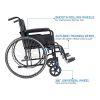 Rehabilitation Auxiliary Equipment Travel Lightweight Wheelchair