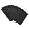 Respir-Shield™ 150PCS - 3 PLY Black Non-Medical Disposable Face Masks;  Comfortable Elastic Ear loops Face Masks;  Breathable for Daily Protection Air