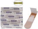 Dukal Adhesive Strips. Case of 1200 Clear Adhesive Bandages for Wound Protection. Sterile Bandages with Non-Adherent pad. Single use. Thin; Breathable