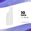 Disposable Microporous Aprons 28 x 36. Pack of 10 Large Liquid-Proof Aprons. Polyethylene Body Aprons 60gm/m2. Unisex MP Aprons. Perfect for Cooking;