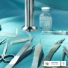 Dukal Stainless Steel Forceps Jars with Cover Large Unbreakable Construction Seamless Design Dish Ideal for Hospitals Steel Dish with Lid