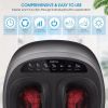 Foot Massager Machine with Heat and Massage Gifts for Men and Women Shiatsu Deep Kneading Electric Feet Massager for Home and Office Use