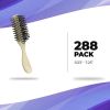 Plastic Hairbrush 7.25". Pack of 288 Adult Styling Hairbrushes. Salon Hair Brushes with Nylon Tuft Bristles. Ergonomic Design; Long Bristles for All H