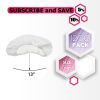 Dukal Pack of 1200 Disposable Face Cradle Covers 13'. Soft; Durable and Light 100% Covers for Massage Tables. Vacuum packed. Professional Fitted Face