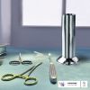 Dukal Stainless Steel Forceps Jars with Cover Large Unbreakable Construction Seamless Design Dish Ideal for Hospitals Steel Dish with Lid