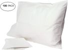 Dukal Disposable Pillowcases 20' x 29'. Case of 100 Pillow Covers for Hospitals; clinics; Ambulance Services. Non-sterile; Fluid-Resistant. Soft & Dur