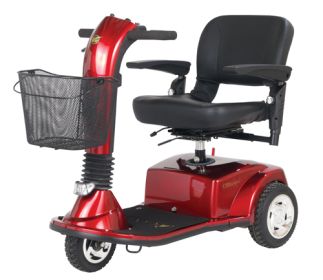 CompanionTM II 3-Wheel Elec Scooter Vermillion Red Full-Sz