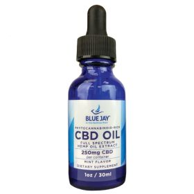 CBD Oil Pure Hemp Drops 250 mg  1oz-Mint Private Label