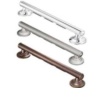 Moen Elegance Grab Bar  16  Chrome w/Grip Pads