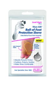 Visco-GEL Ball-of-Foot Protection Sleeve Large Right