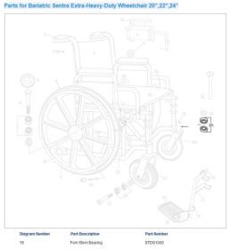 Wheelchair Fork Bearing only