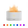 Upgraded Flame Diffuser DQ701A 180ml Aromatherapy Oil Diffuser Ultrasonic Cool Mist Diffuser with Waterless Auto Shut-Off Protection; 5 Color Flame Li