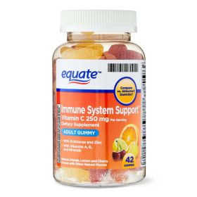 Equate Immune Support Vitamin C Adult Gummies; 250 mg; 42 Count (Brand: Equate)