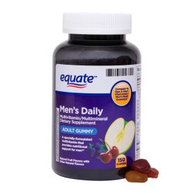 Equate Once Daily Men's Multivitamin Gummies; 150 Count (Brand: Equate)