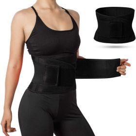 Neoprene Waist Trainer (Color: Black, size: M)