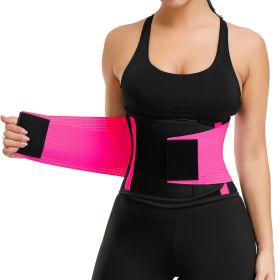 Neoprene Waist Trainer (Color: Pink, size: S)