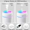 Colorful Cool Mini Humidifier; Aromatherapy Essential Oil Diffusers; Cool Mist Humidifiers; Aroma USB Personal Desktop Humidifier for Bedroom; Car; Of