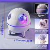 1pc 220ML Rechargeable Space Capsule Air Humidifier; USB Ultrasonic Cool Mist Aromatherapy Water Diffuser With Led Light Astronaut