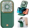 Newly Portable Hands Free Neck Multi-purpose 3 in1 Rechargeable Foldable Mini Cooler Folding Usb Electric Power Fans