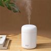 1pc Mini Air Humidifier 300ml; USB Desktop Humidifier; Ultrasonic Aromatherapy Essential Oil Diffuser; Ultra Quiet; Suitable For Car; Bedroom; Office