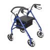 Four Wheel Walker Rollator with Fold Up Removable Back Support YF