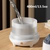 1Pc Flaming Mountain Aromatherapy Machine Humidifier Home Large Fog Volume 400mL Creative Aromatherapy Machine Ultrasonic Simulated Volcano Humidifier