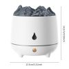 1Pc Flaming Mountain Aromatherapy Machine Humidifier Home Large Fog Volume 400mL Creative Aromatherapy Machine Ultrasonic Simulated Volcano Humidifier