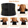 Back Support Brace Breathable Mesh Lumbar Support Belt Adjustable Lower Back Brace with Stays and Springs for Pain Relief for Men Women